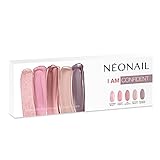 NEONAIL I am Confident Set 5x UV Nagellack 3 ml Farben von Pink Beige und Grau