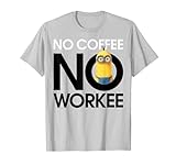 Despicable Me Minions No Coffee No Workee Portrait T-Shirt