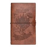 Grupo Erik Reisetagebuch zum Selberschreiben Harry Potter | Dotted Notebook 12x19,6 cm, Einband aus synthetischem Leder und Gummiband zum sicheren Verschließen
