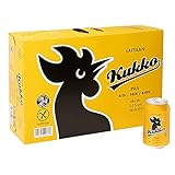 KUKKO PILS (24 X 0,33 L) EINWEG | Finnisches Bier im tragbaren Party-Pack (5,5% vol.) | Glutenfrei mit Gerstenmalz | Preis inkl. Pfand