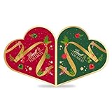 Lindt Pärchen-Adventskalender 2021 für 2 Personen | 2 x 252 g Schokolade zu Weihnachten | Ideales Schokoladen-Geschenk