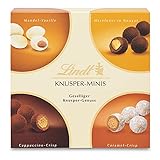 Lindt Schokolade Knusper Minis Schokolade | 200 g Packung | 4 unterschiedliche Sorten | Zum Snacken oder als Schokoladen-Geschenk