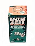 Premium Kaffee Adventskalender 'Deine Kaffee Zeit im Advent' mit 24 kleinen Einzelfiltern/Coffeebags in schöner Geschenkbox
