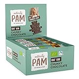 Naturally Pam Oat Bar | Veganer Hafer-Müsli-Riegel Snack | Chunky Chocolate – 12 x 40g