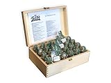 Gin-Adventskalender Exklusiv 2022 in der edlen Holz Geschenkbox ® 24 á 3 cl exklusive Ginsorten aus aller Welt
