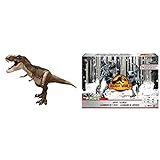 Jurassic World HBK73 - Jurassic World Riesendino T-Rex Actionfigur, extragroßes Dinosaurier Spielzeug, ca. 61 cm lang & HHW24 - Adventskalender 2022 für Kinder mit Überraschungen für 24 Tage