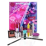 Maybelline New York, 12 Tage Make-up-Adventskalender mit 12 ikonischen Produkten für Augen, Gesicht und Lippen