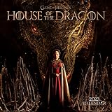 House Of The Dragon 2023 Calendar, Month To View Square Wall Calendar, Official Product