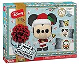 Funko POP Weihnachts-Adventskalender 2022: Disney-Klassiker mit 24 Tagen Überraschung Pocket POP! Figurine Toys Idealer Feiertags-Adventskalender Weihnachtsüberraschungsgeschenk