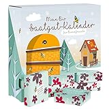 Saatgut Adventskalender 'Bienen-Freund' BIO - 24 Schachteln mit Blumen und Kräutersamen