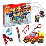 CRAZE Adventskalender Feuerwehrmann Sam 2022 Weihnachtskalender Feuerwehr Spielzeug für Kinder 24690