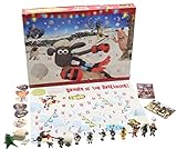 Shaun the Sheep Weihnachts Adventskalender Wallace and Gromit Enthalt Figuren Puzzles Brettspiel und Aufkleber Kalender für Kinder