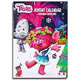 Trolls - Adventskalender mit Schokolade, Schoko Weihnachts Kalender