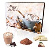 C&T Trinkschokolade & Kakao Adventskalender 2022 (No2) | 24 Sorten italienische Kakao-Pulver mit Verfeinerungstipps | Trinkschoko Weihnachtskalender