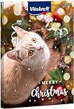 Vitakraft Adventskalender 2022 für Katzen – Leckerli ohne Farb- und Konservierungsstoffe – liebevoll zusammengestellte Auswahl leckerer Snacks (1x 363g)