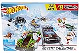 Hot-Wheels GJK02 - Adventskalender mit Spielzeug für 24 Tage, Autos und Zubehör, tolles Geschenk für Kinder ab 3 Jahren