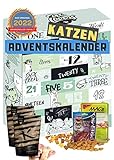 Katzen Adventskalender 2022 mit 24 delikaten Snacks im Katzenkalender I Geschenkidee Katzen
