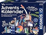 KOSMOS 661007 Adventskalender - Die schönsten Experimente zur Weihnachtszeit, leicht verständlich, in 5 Min. durchzuführen,für Kinder ab 8-12 Jahre, Spielzeug-Adventskalender, Science Adventskalender