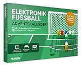 FRANZIS 67333 - Elektronik Fussball Adventskalender 2021, in 24 Tagen zum eigenen Mini-Fußballspiel, ohne Löten, auch für Elektronik-Anfänger geeignet, empfohlen ab 14 Jahren