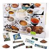 C&T Bio Instant Kaffee Tee & Kakao Adventskalender 2022 'Kaffeekränzchen®' | 24x lösliche Bio-Kaffees, -Espressi, -Tees oder -Trinkschokolade für jeden Tag im Advent