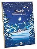 Lindt Schokolade Weihnachts-Zauber Adventskalender 2022 | 265 g Milchschokolade und Weihnachtspralinen | Schokolade für die Weihnachtszeit| Schokoladen-Geschenk