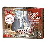 ROTH Land & Liebe-Adventskalender 2022 gefüllt mit hochwertigen Aufstrichen und Genussartikeln, Frühstücks-Kalender für die Vorweihnachtszeit