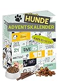 Hunde Adventskalender 2022 mit 24 Leckerlies für den Vierbeiner. Snack Adventskalender für Hunde mit 24 Knabberein
