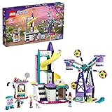 LEGO 41689 Friends Magisches Riesenrad mit Rutsche, Freizeitpark mit Zaubertricks für Kinder, Vergnügungspark, Konstruktionsspielzeug