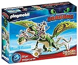 PLAYMOBIL DreamWorks Dragons 70730 Dragon Racing: Raffnuss und Taffnuss mit Kotz und Würg, Ab 4 Jahren