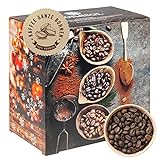 Corasol Premium Flavoured Coffee Kaffee-Adventskalender mit 24 aromatisierten Kaffee-Kreationen, ganze Bohnen für Genießer (240 g)