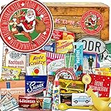 Frohe Weihnachten Santa | DDR Adventskalender | DDR Produkte | DDR Artikel in 24 Türchen | weihnachtlich verpackt mit Ostmotiven