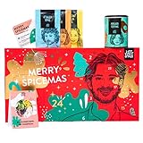 Just Spices Gewürz Adventskalender 2022 I Weihnachtskalender mit 24 Gewürzmischungen + Rezepten I Hochwertige Gewürze als Geschenk für Männer und Frauen (2022)