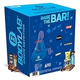 Bodylab24 Riegel Adventskalender 2022, Fitness Adventskalender mit 24 Protein-Riegeln und Energy-Riegeln von Top Marken, High Protein Snacks für Männer und Frauen